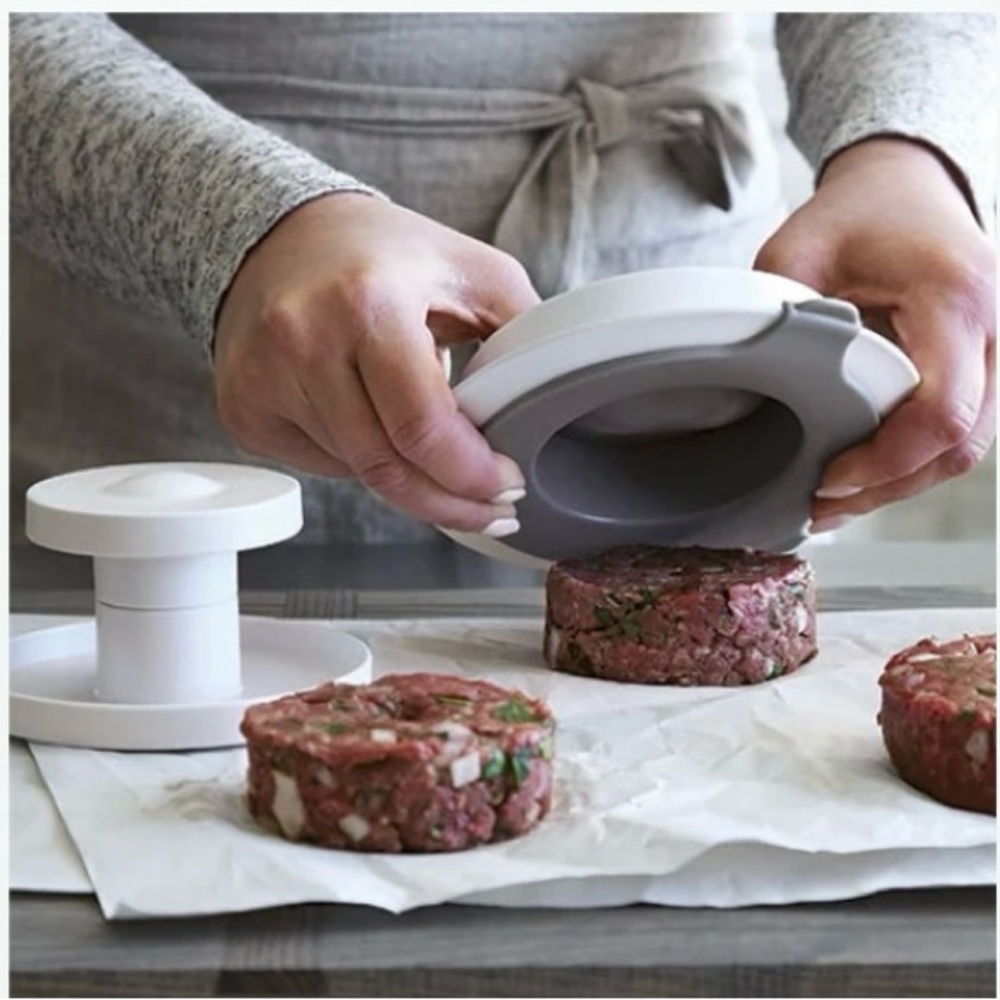 NWOT Pampered Chef BURGER & SLIDER PRESS